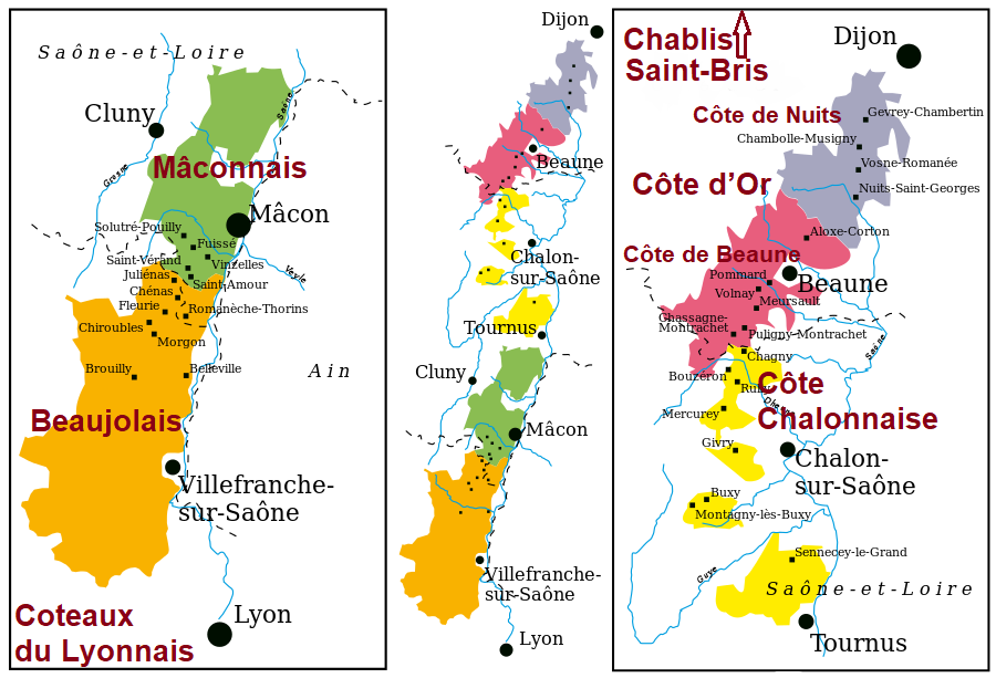 LARMAT 1953 BURGUNDY BOURGOGNE VINEYARD MAP Montagny Givry AOC Côte Chalonnaise 