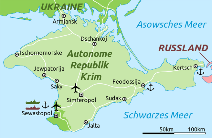 Krim - Landkarte