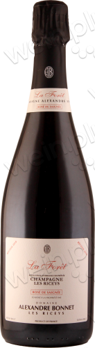 2018 Champagne AOC Extra Brut "La Forêt - Rosé de Saignée" (Dos.: 24/04/22)