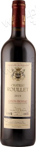 2019 Canon-Fronsac AOC "Chateau Roullet"