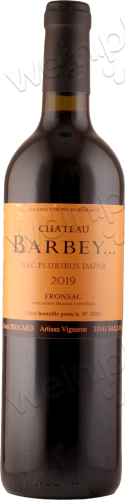 2019 Fronsac AOC "Château Barbey - Nec Pluribus Impar"