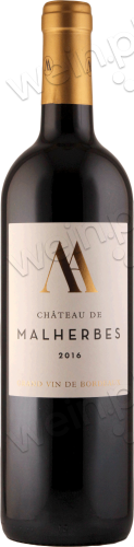 2016 Cadillac Côtes de Bordeaux AOC Château de Malherbes Rouge